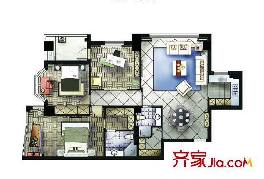 寶泰大廈2室2廳2衛(wèi)
