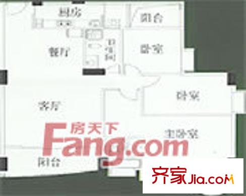 長安新安社區(qū) 3室 戶型圖