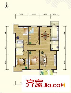  寶泰大廈3室2廳2衛(wèi)