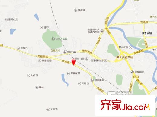百順大廈交通圖 