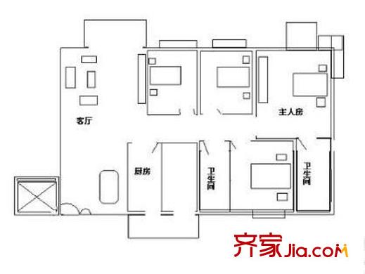 寶利豪庭 4室2廳2衛(wèi)