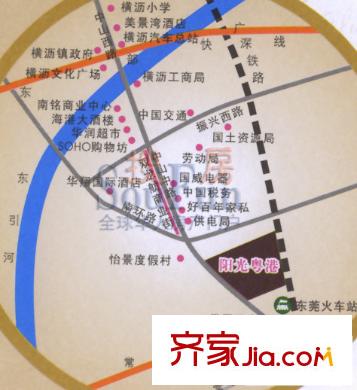 陽光粵港三期交通圖