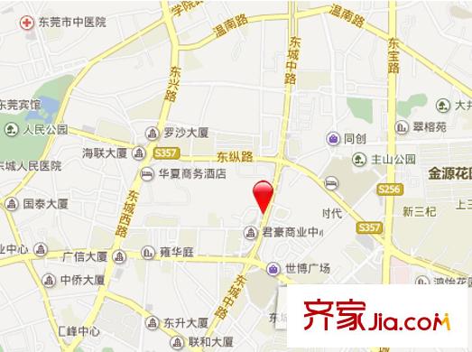 東城名苑交通圖東莞  