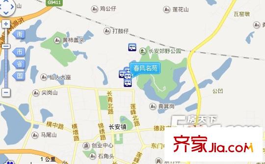 春風(fēng)名苑交通圖 