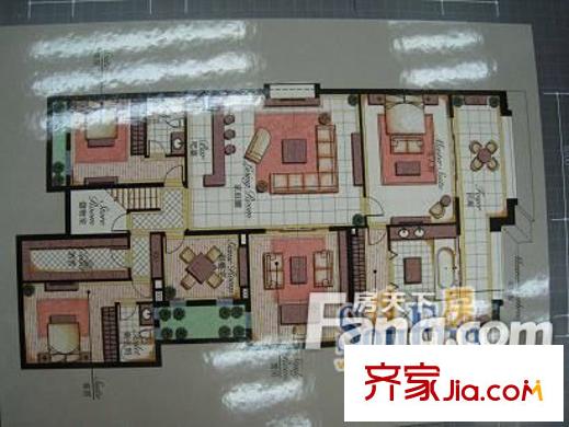 東江明珠花園  3室 戶型圖