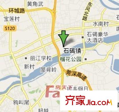 鴻福樓交通圖地圖