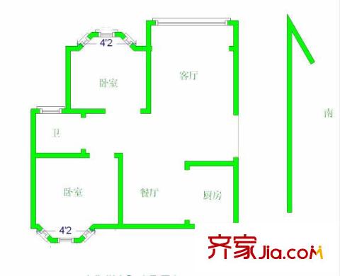  洪梅中心廣場戶型圖