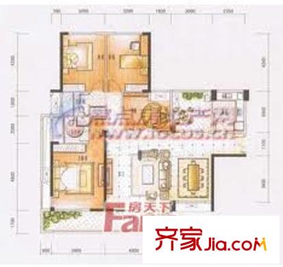  洪梅中心廣場戶型圖