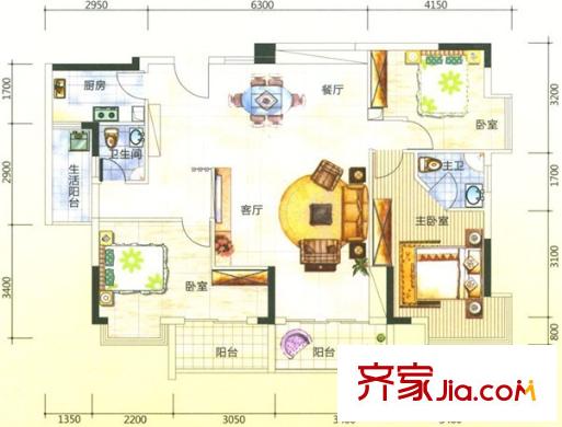 譽(yù)軒   戶型圖