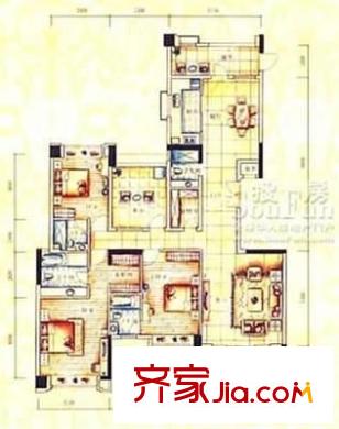 新園東區(qū) 3室 戶型圖