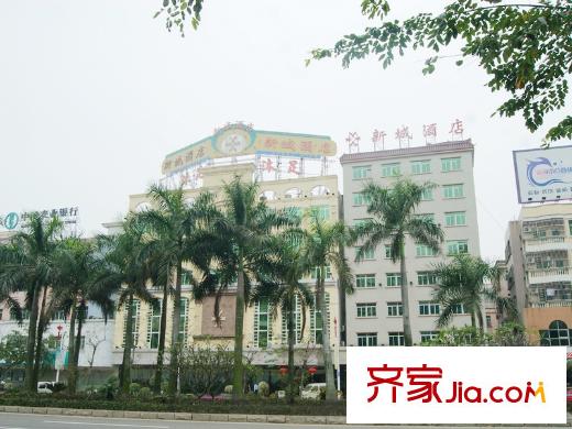 東港華府項目南面200米新城酒店