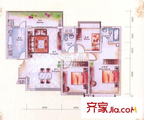 翰林雅苑    戶(hù)型圖