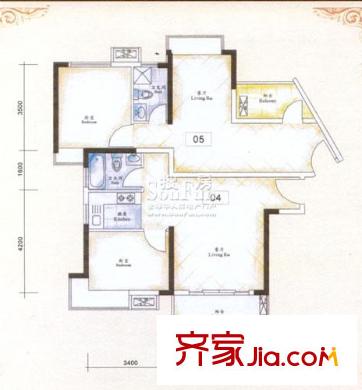 翰林雅苑    戶(hù)型圖