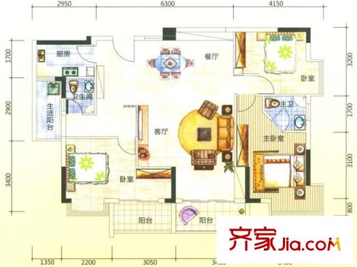 譽(yù)軒   戶型圖