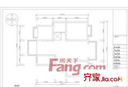 物資大廈戶型圖戶型2 2室2廳2衛(wèi)1廚