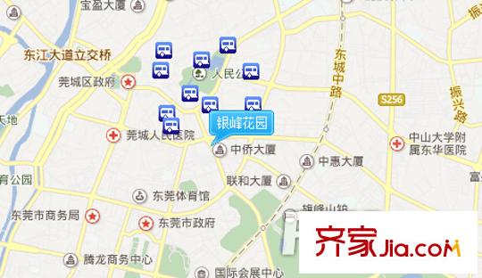 銀峰花園交通圖 