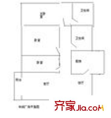 祥興大廈 3室 戶型圖