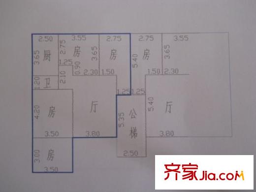 運(yùn)河西路散盤 4室 戶型圖