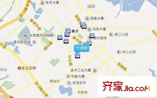 文德樓交通圖 
