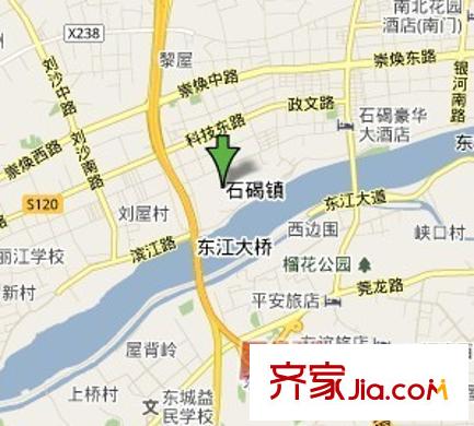 臺達(dá)花園交通圖地圖