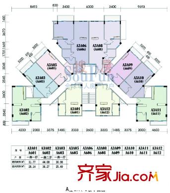 生活會館  戶型圖