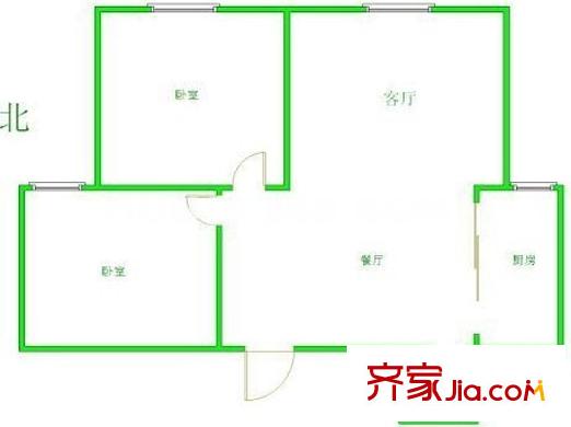 食品宿舍樓(莞城)戶型圖食品宿舍樓(莞城) 2室 戶型圖 2室2廳2衛(wèi)1廚