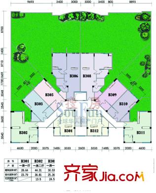 生活會館  戶型圖