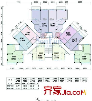 生活會館  戶型圖