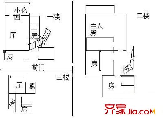 舊龍泉商務(wù)中心 7室 戶型圖