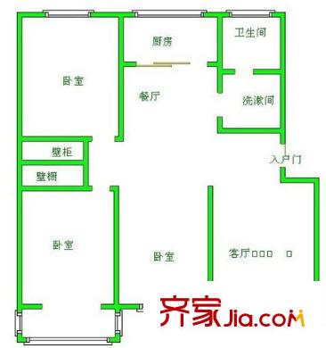 光明路散盤(pán)戶型圖光明路戶型 3室2廳1衛(wèi) 3室2廳1衛(wèi)1廚