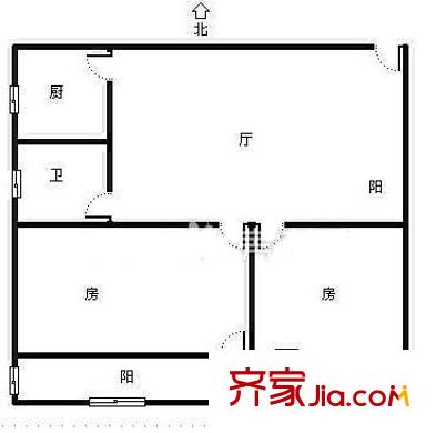 光明路散盤(pán)戶型圖光明路戶型 3室1廳1衛(wèi) 3室1廳1衛(wèi)1廚