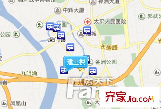 建業(yè)樓交通圖 