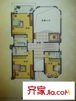 建業(yè)樓 3室 戶型圖