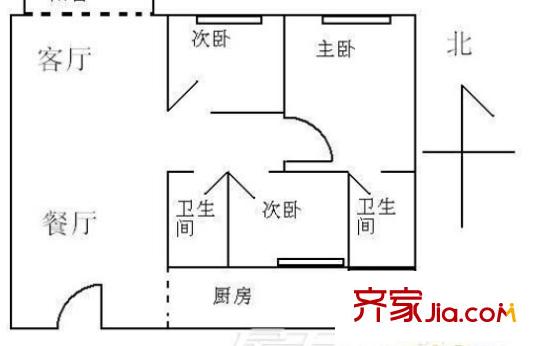 雅泰新村戶型圖戶型?1 