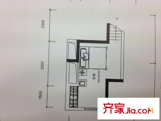 玉蘭花園 1室 戶型圖