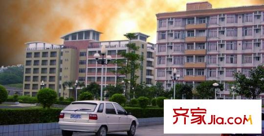 玉蘭花園配套圖向西600米的玉蘭中學(xué) 