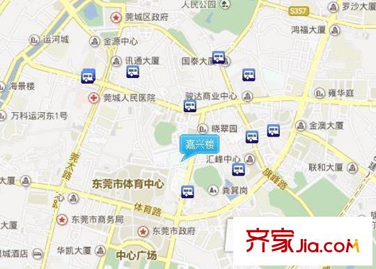 嘉興樓交通圖  