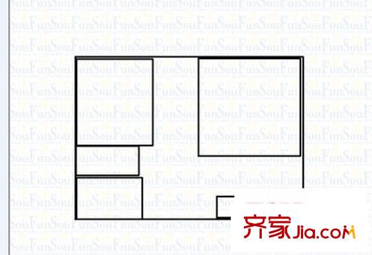 東協(xié)廣場五區(qū) 3室 戶型圖