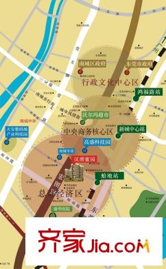 漢唐?蜜園區(qū)位圖