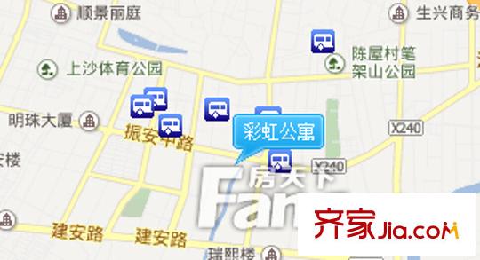 彩虹公寓交通圖 
