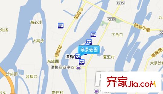 雍景豪園交通圖 