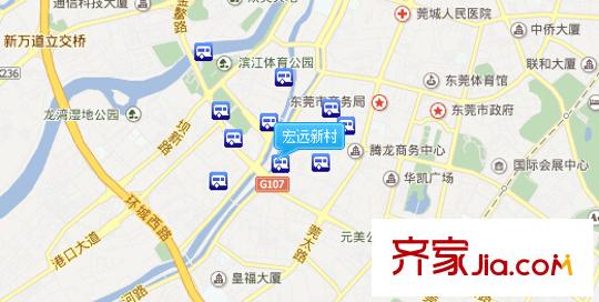 宏遠(yuǎn)新村交通圖  
