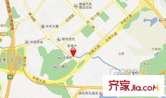 金域中央優(yōu)品美筑交通圖 