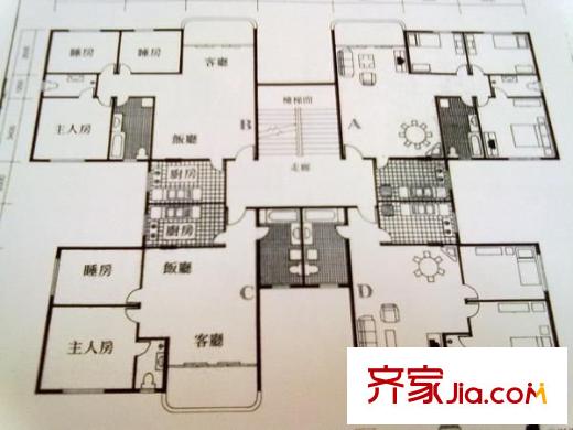 河畔廣場樟木頭戶型圖河畔廣場(樟木頭) 2室 戶型圖 2室2廳1衛(wèi)1廚