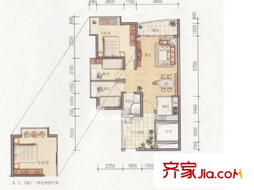 長安長盛新村 2室2廳