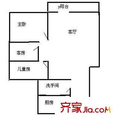 置富廣場  3室 戶型圖