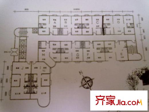 歐陸庭苑 4室 戶型圖