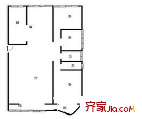 創(chuàng)業(yè)新村 2室　戶型圖