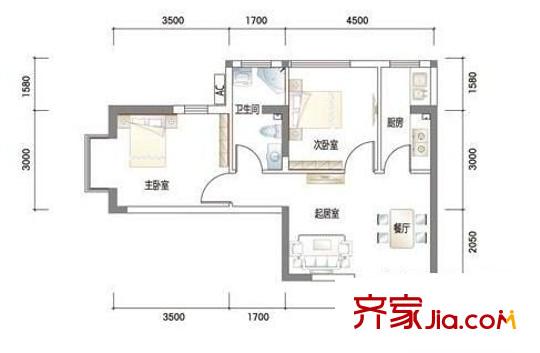 長安長盛新村 2室2廳