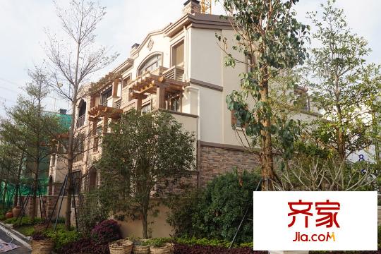 卓越蔚藍山別墅樣板間外景圖（2015-12-14）